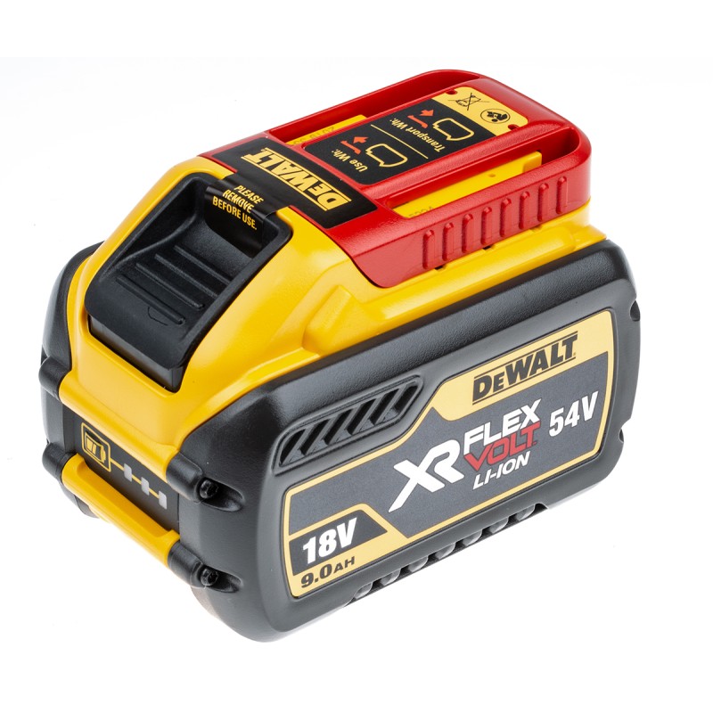 1 pcs - DeWALT DCB547-XJ 9Ah 18 V, 54 V Power Tool Battery, For Use With 18V XR & 54V XR FLEXVOLT Tool