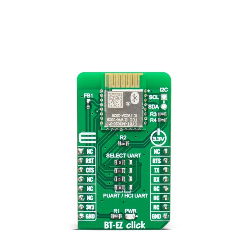 1 pcs - MikroElektronika BT-EZ Click CYBT-343026-01 mikroBus Click Board for Embedded Applications MIKROE-4038