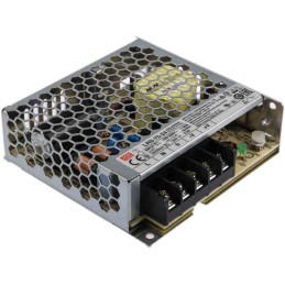1 pcs - MEAN WELL Switching Power Supply, LRS-75-24, 24V dc, 3.2A, 76.8W, 1 Output, 120 - 373 V dc, 85 - 264 V ac