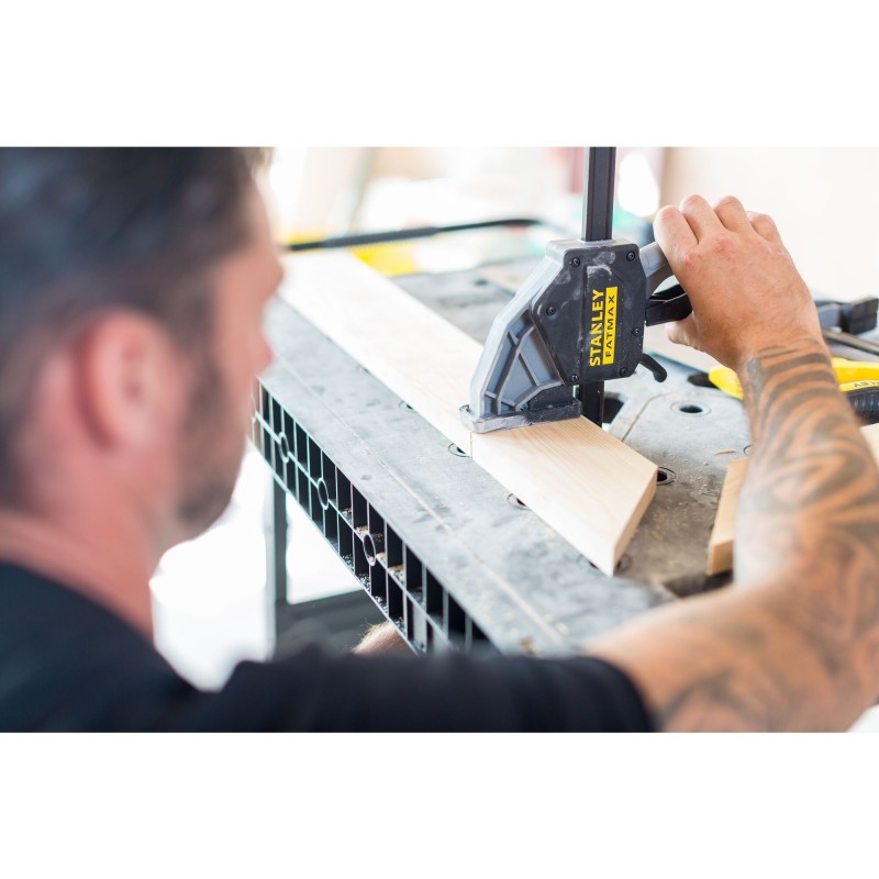 1 pcs - Stanley Portable Polypropylene Workbench, 450kg Max Load x 60cm x 85cm