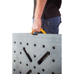 1 pcs - Stanley Portable Polypropylene Workbench, 450kg Max Load x 60cm x 85cm