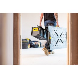 1 pcs - Stanley Portable Polypropylene Workbench, 450kg Max Load x 60cm x 85cm