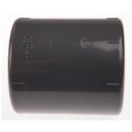 2 pcs - Georg Fischer Straight Equal Socket PVC Pipe Fitting, 2in