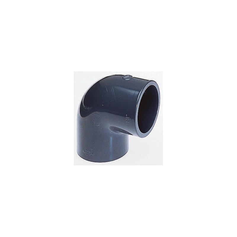 2 pcs - Georg Fischer 90° Elbow PVC Pipe Fitting, 16mm