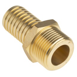 2 pcs - RS PRO Hose Connector Hose Tail Adaptor, G 1in 1in ID