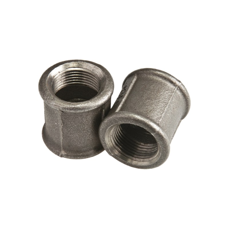 2 pcs - Georg Fischer Galvanised Malleable Iron Fitting Socket, Female BSPP 1-1/4in to Female BSPP 1-1/4in