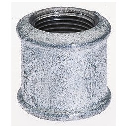 2 pcs - Georg Fischer Galvanised Malleable Iron Fitting Socket, Female BSPP 1-1/4in to Female BSPP 1-1/4in