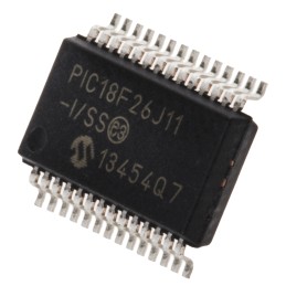 1 pcs - Microchip PIC18F26J11-I/SS, 8bit PIC Microcontroller, PIC18F, 48MHz, 64 kB Flash, 28-Pin SSOP