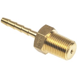 2 pcs - Nito Hose Connector Hose Tail Adaptor, R 1/8in 1/8in ID