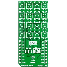 1 pcs - MikroElektronika 4 x 4 Key Keypad mikroBus Click Board