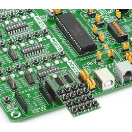 1 pcs - MikroElektronika 4 x 4 Key Keypad mikroBus Click Board