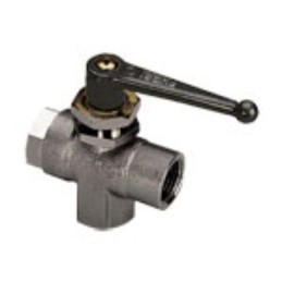 2 pcs - Legris Nickel Plated Brass 3 Way, Ball Valve 3/8in, 15.25mm