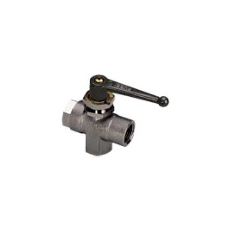 2 pcs - Legris Nickel Plated Brass 3 Way, Ball Valve 3/8in, 15.25mm
