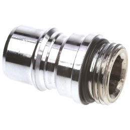 2 pcs - Nito Hose Connector, Straight Threaded Coupling, BSP 1/2in 1/2in ID, 25 bar