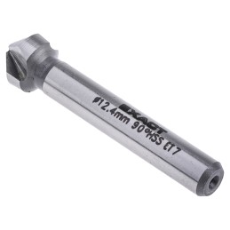 1 pcs - EXACT HSS Drill Bit, 12.4mm Head, 3 Flute(s), 90°, 1 Piece(s)