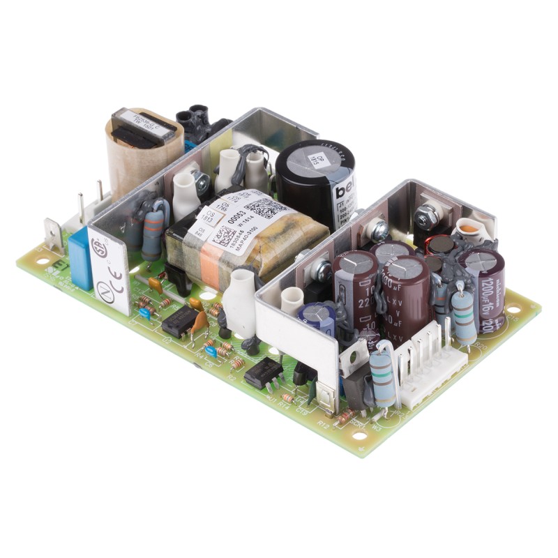 1 pcs - BEL POWER SOLUTIONS INC Switching Power Supply, MAP40-3100, 5 V dc, ±12 V dc, 2 A, 3 A, 300mA, 40W, Triple Output, 90