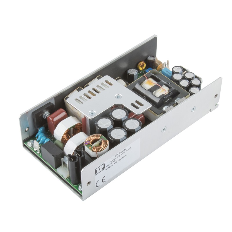 1 pcs - XP Power Switching Power Supply, GCU500PS48, 48V dc, 5.2 A, 10.4 A, 500W, 1 Output, 80 - 264V ac Input Voltage