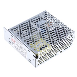1 pcs - MEAN WELL Switching Power Supply, RS-50-24, 24V dc, 2.2A, 52.8W, 1 Output, 125 - 373 V dc, 88 - 264 V ac