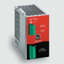 1 pcs - RS PRO Switch Mode DIN Rail Power Supply, AC 187–550V ac Input, 48V dc Output, 10A Output, 480W