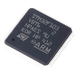 1 pcs - STMicroelectronics STM32F103VBT6, 32bit ARM Cortex M3 Microcontroller, STM32F1, 72MHz, 128 kB Flash, 100-Pin LQFP