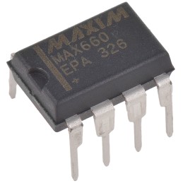 1 pcs - Maxim Integrated MAX660EPA+ Charge Pump, Regulator 100mA, -5.5 - -1.5 V, 80 kHz 8-Pin, PDIP