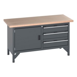 1 pcs - Bott Portable Steel Workbench, 100kg Max Load x 1500mm x 750mm