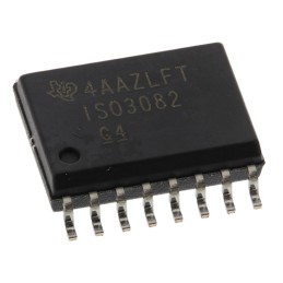 1 pcs - Texas Instruments ISO3082DW Line Transceiver, 16-Pin SOIC