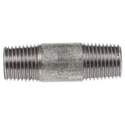 5 pcs - RS PRO Galvanised Malleable Iron Fitting Barrel Nipple, Male BSPT 1/4in to Male BSPT 1/4in