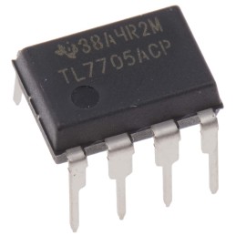 1 pcs - Texas Instruments Voltage Supervisor 4.6V max. 8-Pin PDIP, TL7705ACP