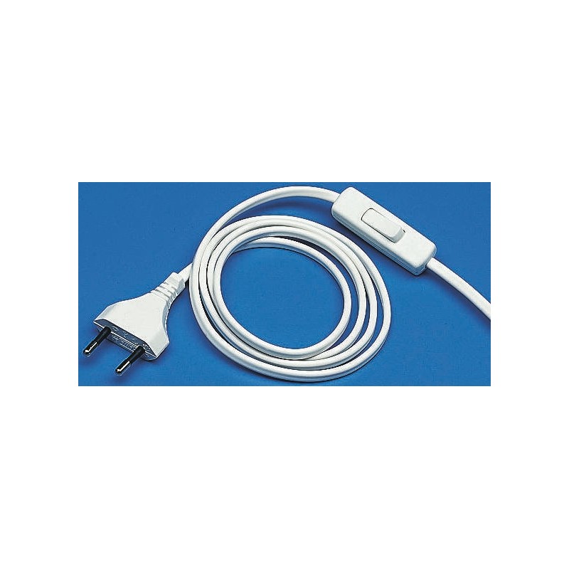 1 pcs - Kopp Unterminated Type C Europlug Plug Power Cord, 2m