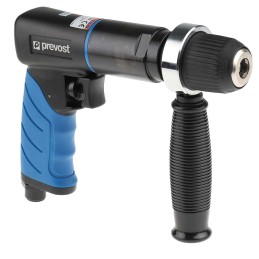 1 pcs - PREVOST Air Drill 13mm Reversible, 1/4in Air Inlet (BSP) , 450 1/min, 800 1/min