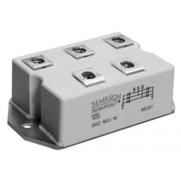 1 pcs - Semikron 1600V 160A, 6 Diode, 5-Pin G 37 SKD 160/16