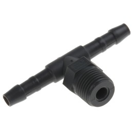 5 pcs - RS PRO Hose Connector, Tee Hose Tail Adaptor, R 1/8in 4mm ID