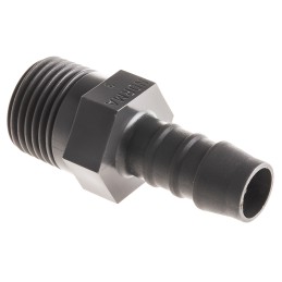 5 pcs - RS PRO Hose Connector, Straight Hose Tail Adaptor, BSP 1/2in 12mm ID