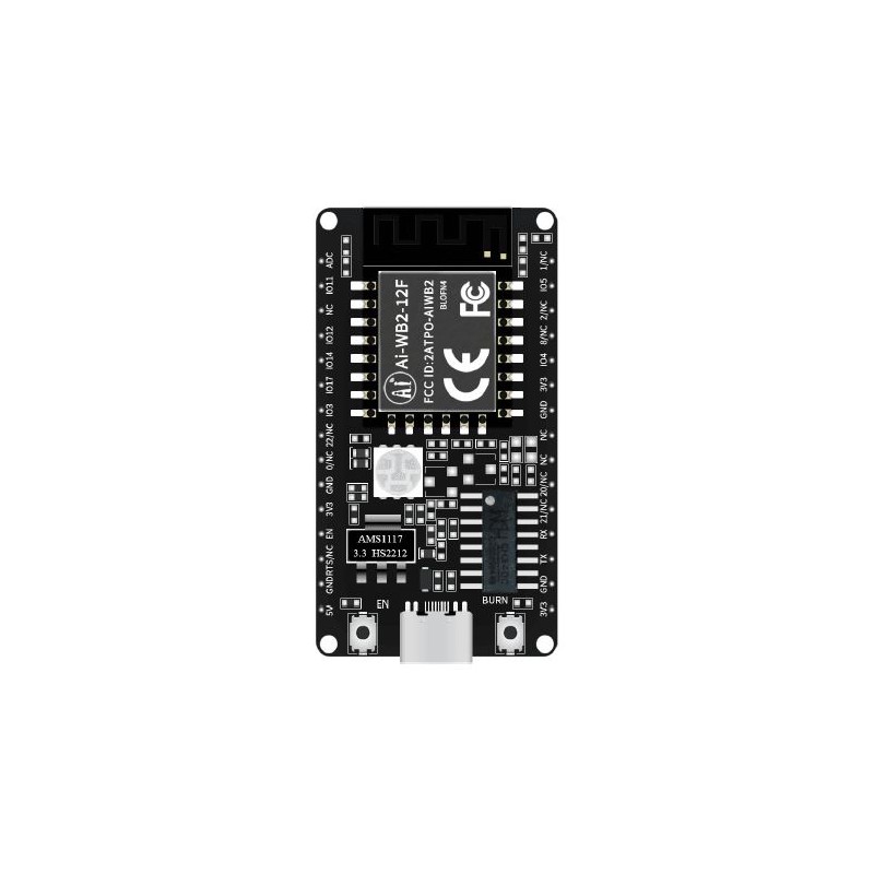 1 pcs - RF Solutions Development Board BL602 Bluetooth, WiFi Bluetooth Module, Development Module for Ai-WB2-12F Modules 2400