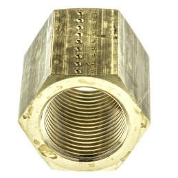 5 pcs - Legris Brass Pipe Fitting, Straight Threaded Coupler, Female G 3/8in to Female G 3/8in