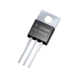 1 pcs - N-Channel MOSFET, 80 A, 80 V, 3-Pin TO-220 Infineon IPP80N08S406AKSA1