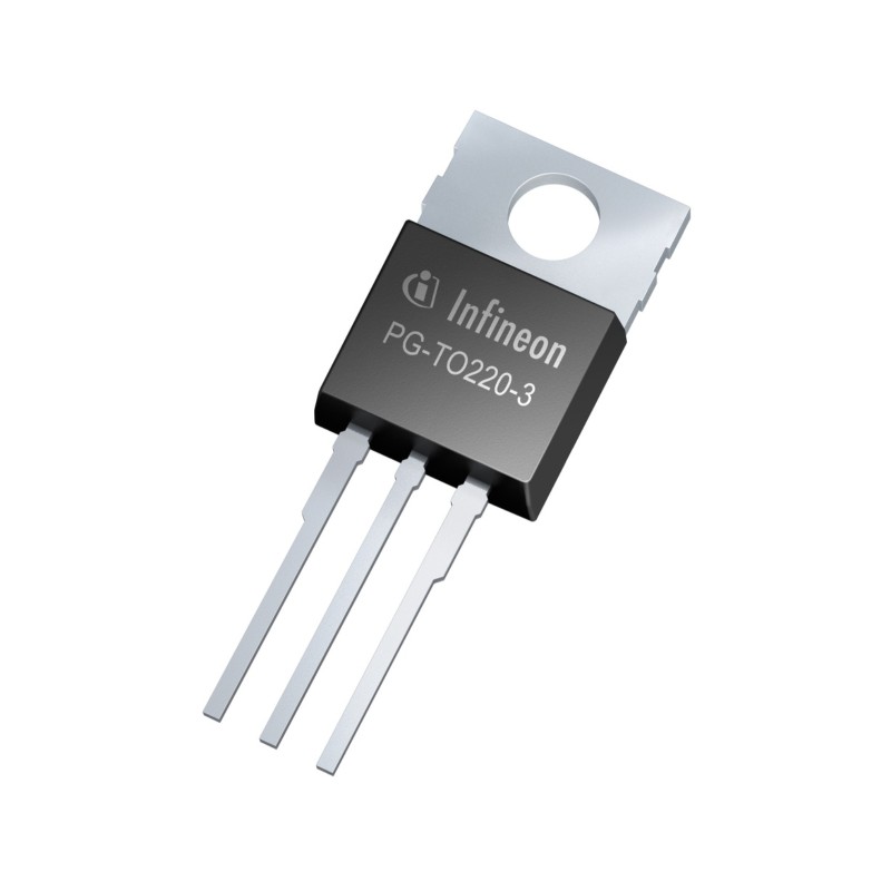 1 pcs - N-Channel MOSFET, 80 A, 80 V, 3-Pin TO-220 Infineon IPP80N08S406AKSA1
