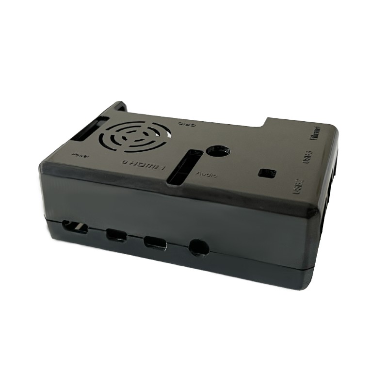 1 pcs - SB COMPONENTS LTD ROCK SBC Case for use with ROCK 4C+ and ROCK 5A Single Board Computers, Black