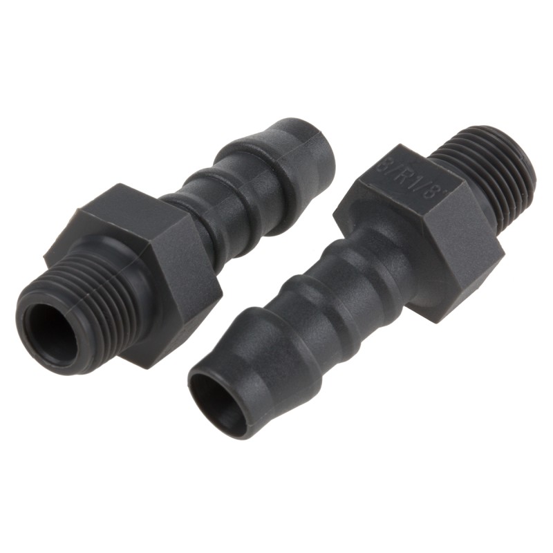 5 pcs - RS PRO Hose Connector, Straight Hose Tail Adaptor, BSP 1/8in 8mm ID