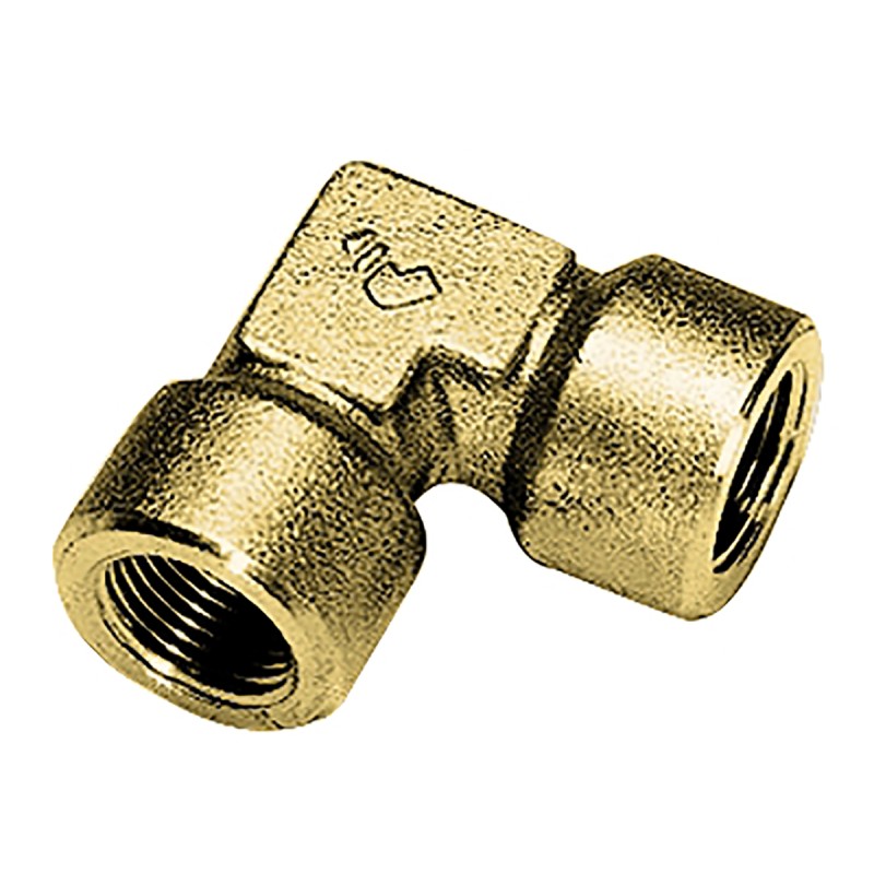 5 pcs - Legris Brass Pipe Fitting, 90° Threaded Elbow, Female G 1/8in to Female G 1/8in