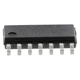 1 pcs - Microchip PIC16F1823-I/SL, 8bit PIC Microcontroller, PIC16F, 32MHz, 256 B, 2K x 14 words Flash, 14-Pin SOIC