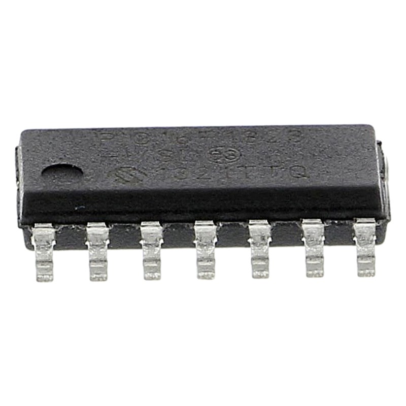 1 pcs - Microchip PIC16F1823-I/SL, 8bit PIC Microcontroller, PIC16F, 32MHz, 256 B, 2K x 14 words Flash, 14-Pin SOIC