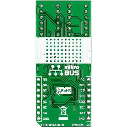 1 pcs - MikroElektronika MIKROE-1993, 7x10 R Click LED Matrix Display Add On Board With 74HC595