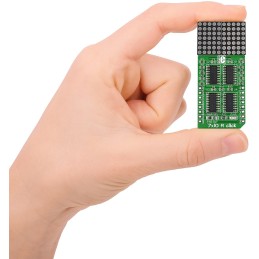 1 pcs - MikroElektronika MIKROE-1993, 7x10 R Click LED Matrix Display Add On Board With 74HC595