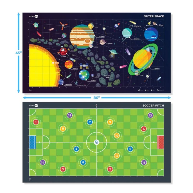 1 pcs - Sphero Code Mat Space/Soccer for Sphero Robot Explorer Kit Classroom Kit