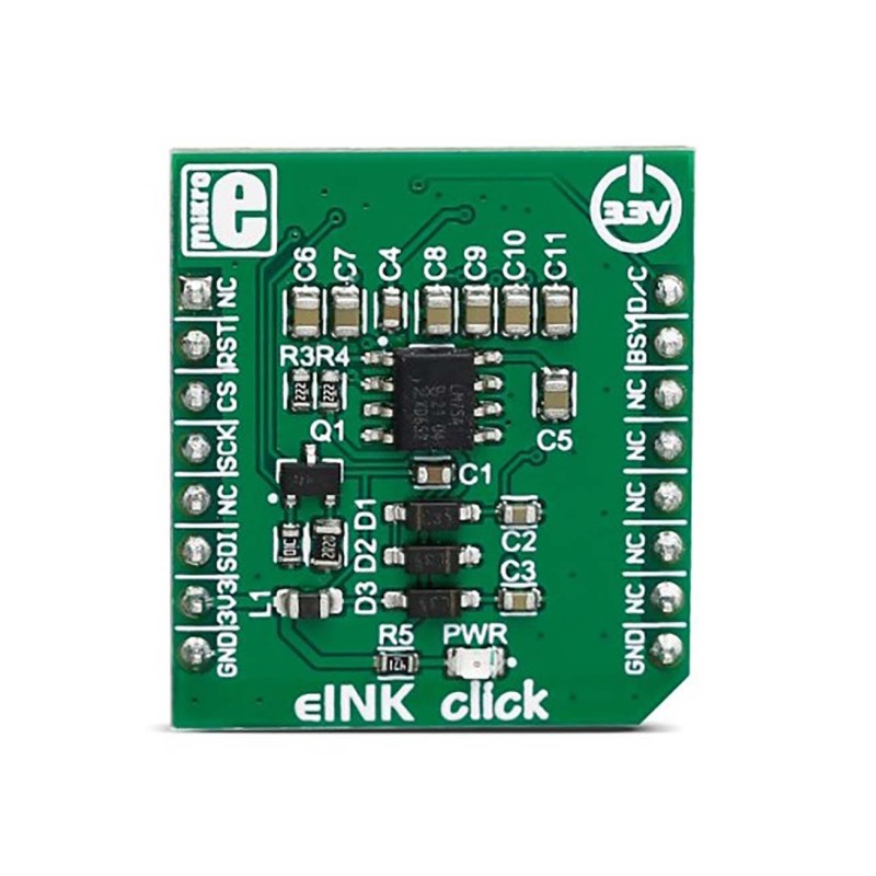 1 pcs - MIKROE-3683, eINK click - without displa