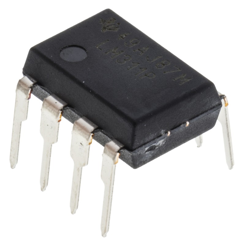 1 pcs - LM311P Texas Instruments, Comparator, Open Collector/Emitter O/P, 0.165μs 5 - 28 V 8-Pin PDIP