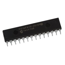 1 pcs - Microchip PIC16F873-20/SP, 8bit PIC Microcontroller, PIC16F, 20MHz, 256 x 8 words, 8K x 14 words Flash, 28-Pin SPDIP