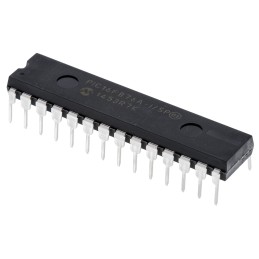 1 pcs - Microchip PIC16F876A-I/SP, 8bit PIC Microcontroller, PIC16F, 20MHz, 14.3 kB, 256 B Flash, 28-Pin SPDIP